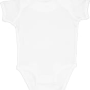 Back view of Infant Baby Rib Bodysuit