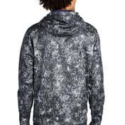 Back view of Sport-Wick&reg; Mineral Freeze Fleece Hooded Pullover