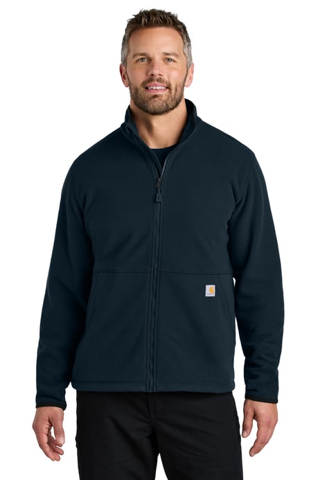 Front view of Textured Full-Zip Fleece Jacket