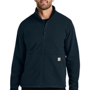 Front view of Textured Full-Zip Fleece Jacket