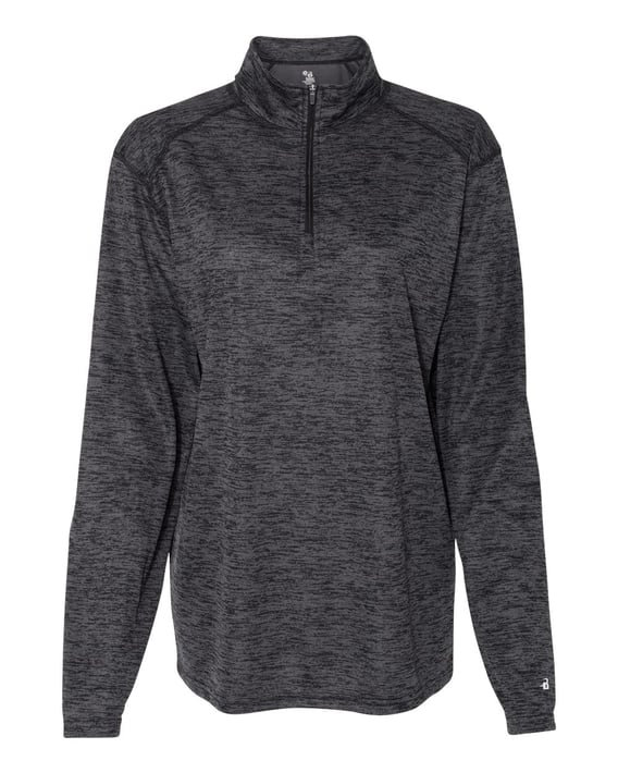 Front view of Women’s Tonal Blend Quarter-Zip Pullover