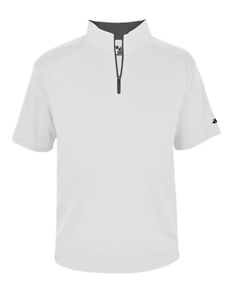 Front view of B-Core Short Sleeve Quarter-Zip