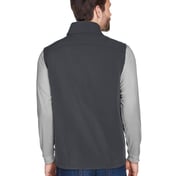 Back view of Men’s Cruise Two-Layer Fleece Bonded Soft Shell Vest