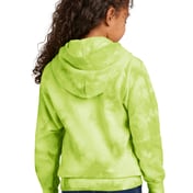 Back view of Youth Crystal Tie-Dye Pullover Hoodie