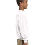Side view of Youth Heavy Blend™ 8 Oz., 50/50 Fleece Crew