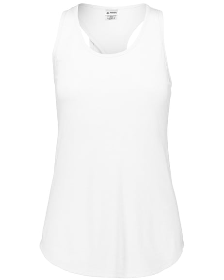 Frontview ofGirls Lux Tri-Blend Tank