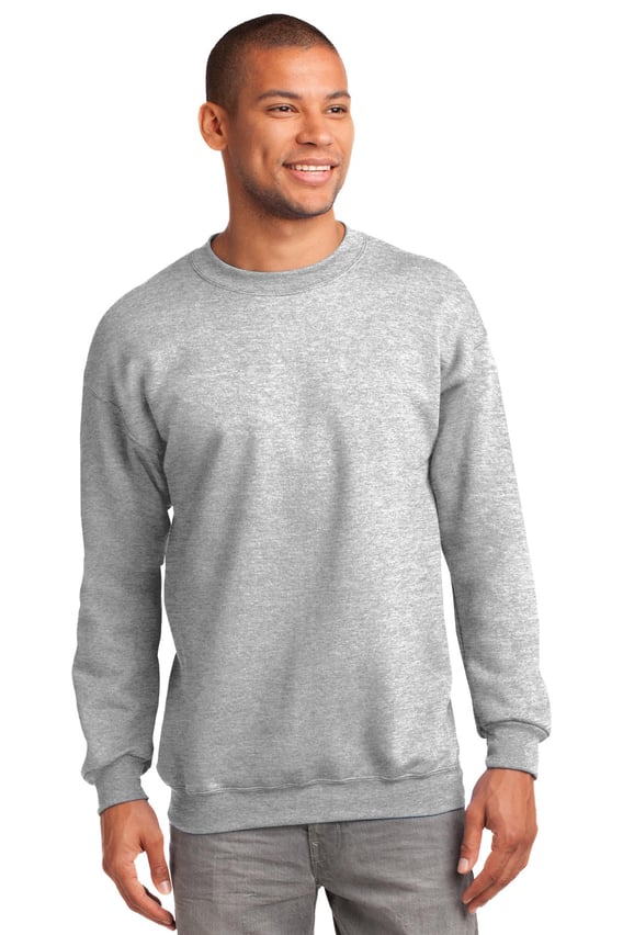 Front view of Tall Essential Fleece Crewneck Sweatshirt