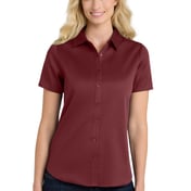 Front view of Women’s Short Sleeve SuperPro React Twill Shirt