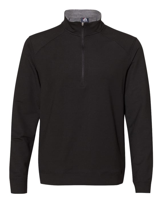 Front view of Omega Stretch Quarter-Zip Pullover