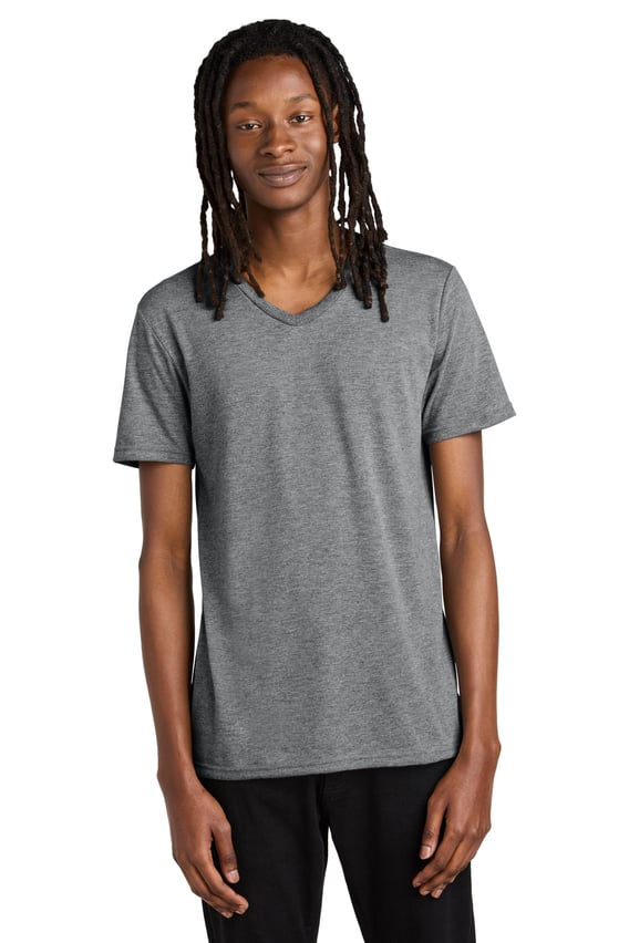 Front view of Unisex Tri-Blend V-Neck Tee
