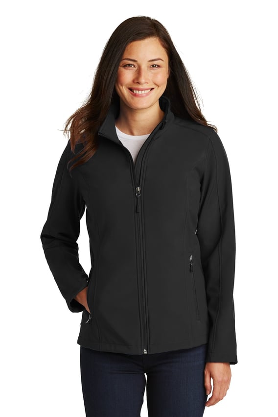 Front view of Ladies Core Soft Shell Jacket