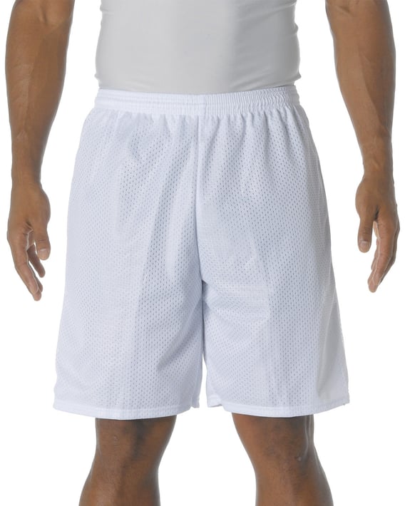 Front view of Adult Tricot Mesh Short