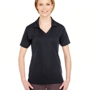 Front view of Ladies’ Platinum Performance Jacquard Polo WithTempControl Technology