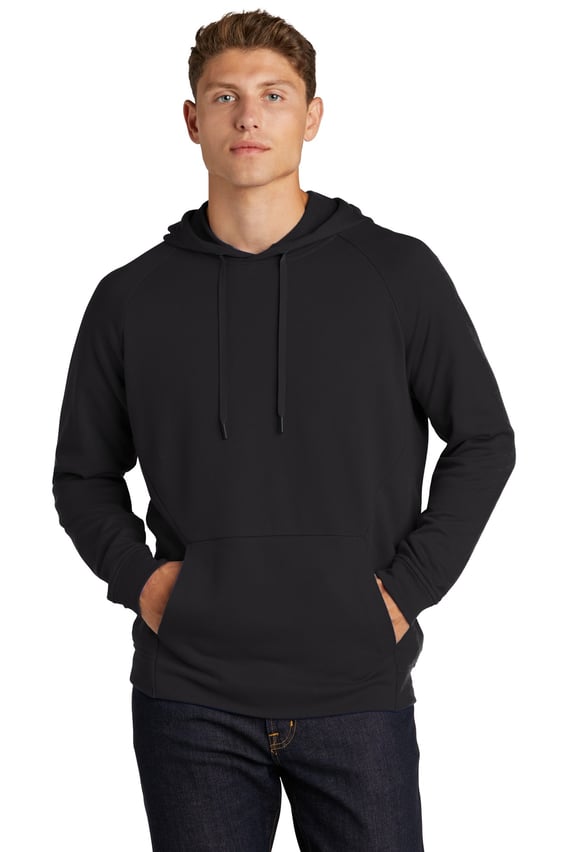 Front view of Lightweight French Terry Pullover Hoodie