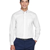 Front view of Men’s Crown Collection® Solid Broadcloth Woven Shirt