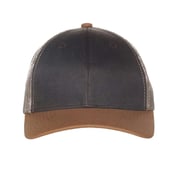 Front view of Tri-Color Trucker Cap