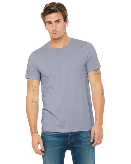 Frontview ofUnisex Heather CVC T-Shirt