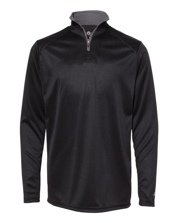 Front view of Youth B-Core Quarter-Zip Pullover