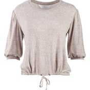 Front view of Women’s Cuddle Puff Sleeve