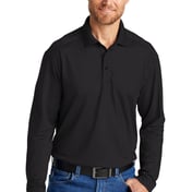 Front view of Select Lightweight Snag-Proof Long Sleeve Polo