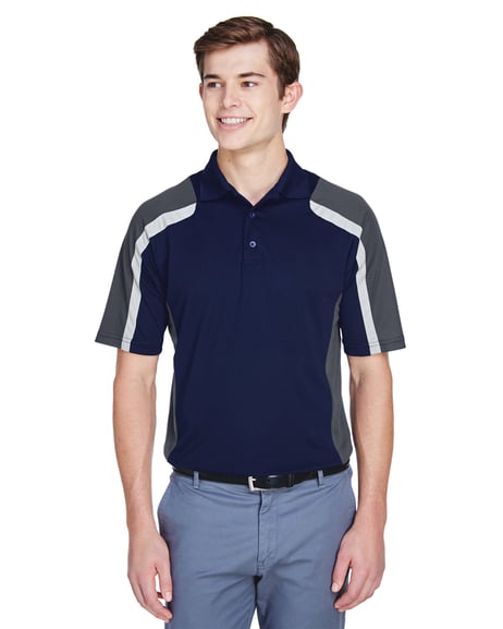 Front view of Men's Eperformance Strike Colorblock Snag Protection Polo
