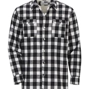 Front view of Flannel Sherpa Workshirt
