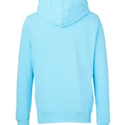 Back view of Pigment-Dyed Fleece Hooded Sweatshirt