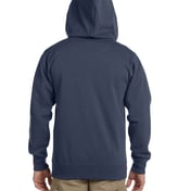 Back view of Unisex Heritage Full-Zip Hooded Sweatshirt