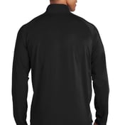 Back view of Tall Sport-Wick® Stretch 1/4-Zip Pullover