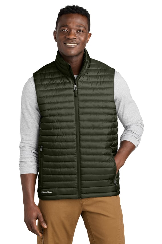 Front view of Packable Quilted Vest