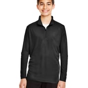 Front view of Youth Zone Performance Quarter-Zip