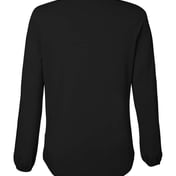 Back view of Women’s Raleigh Half-Placket Knit Top