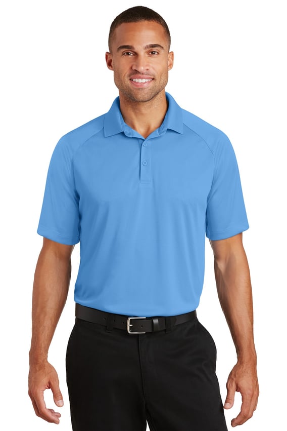 Front view of Crossover Raglan Polo
