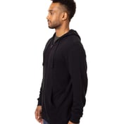 Side view of Hemp Hero Full-Zip Hooded Sweatshirt