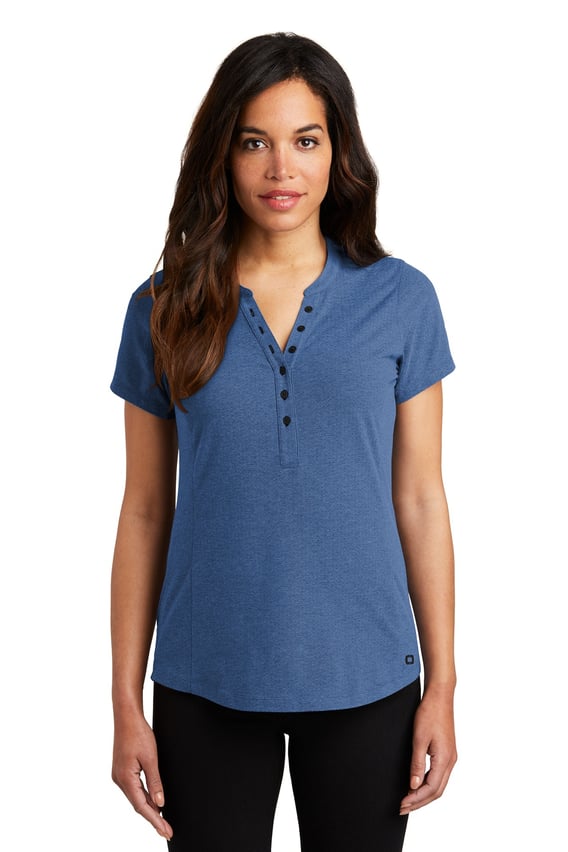 Front view of Ladies Tread Henley