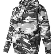 Side view of Camo Pullover Fleece Hoodie
