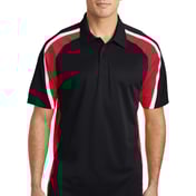 Front view of Tricolor Micropique Sport-Wick® Polo