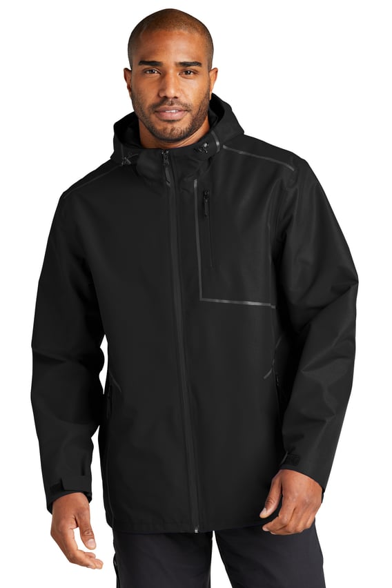 Front view of Collective Tech Outer Shell Jacket
