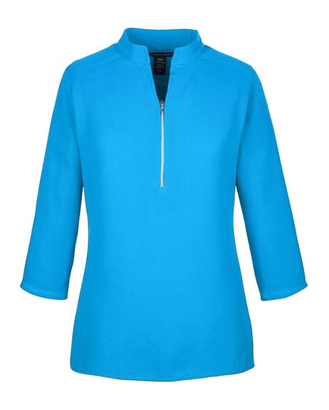 Front view of Women's Perfect Fit™ Three-Quarter Sleeve Crepe Tunic