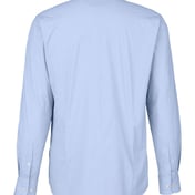 Back view of CrownLux Performance® Microstripe Dress Shirt