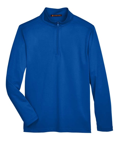 Front view of Advantage Snag Protection Plus Quarter-Zip Pullover