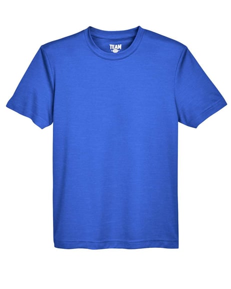 Front view of Youth Sonic Heather Performance T-Shirt