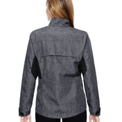 Back view of Ladies’ Sprint Interactive Printed LightweightJacket