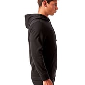 Side view of Spun Dyed Hooded Sweatshirt
