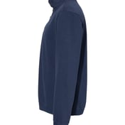 Side view of Garment-Dyed Quarter Zip Sweatshirt