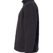 Side view of Sherpa Quarter-Zip Pullover