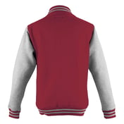 Back view of Youth Heavyweight Letterman Jacket