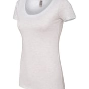 Side view of Women’s Triblend Scoop Neck T-Shirt