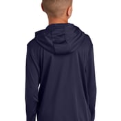 Back view of Youth PosiCharge &reg; Competitor Hooded Pullover