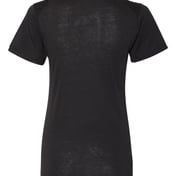 Back view of Women’s Triblend Performance V-Neck Short Sleeve T-Shirt